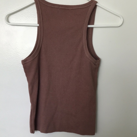 Cotton On Mauve Ribbed Tank Top - Picture 3 of 3